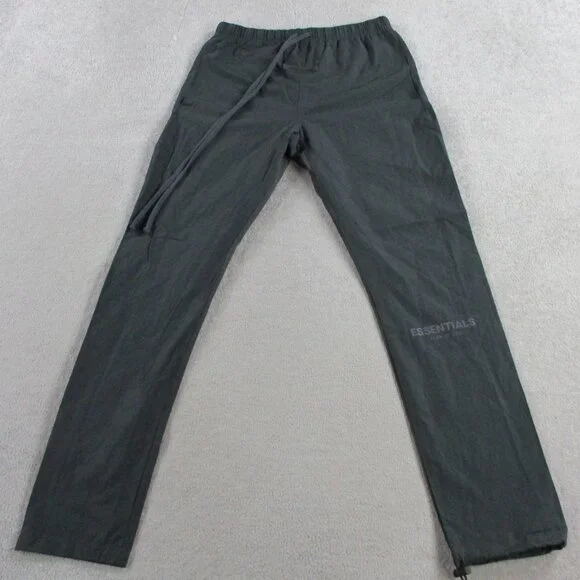 Fear of God Essentials Track Pants Adult XS Gray Reflective Lightweight Jogger - Picture 2 of 14
